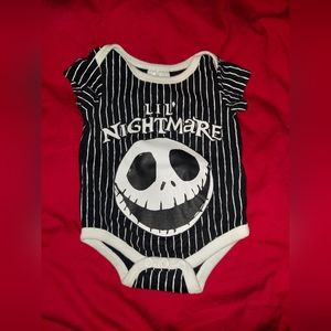 Nightmare Before Christmas onesie 3-6mo